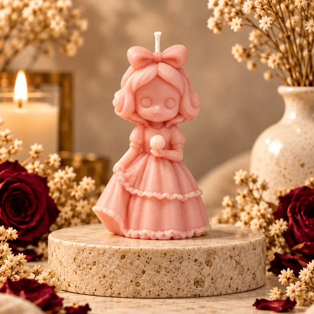 Princesse de cérémonie rose poudré.