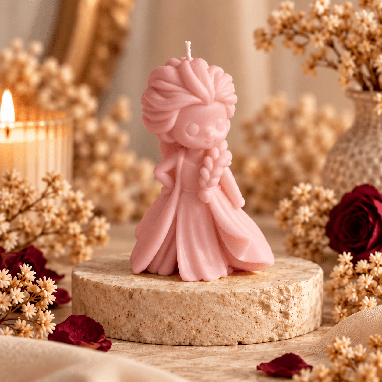 Princesse douce rose poudré.