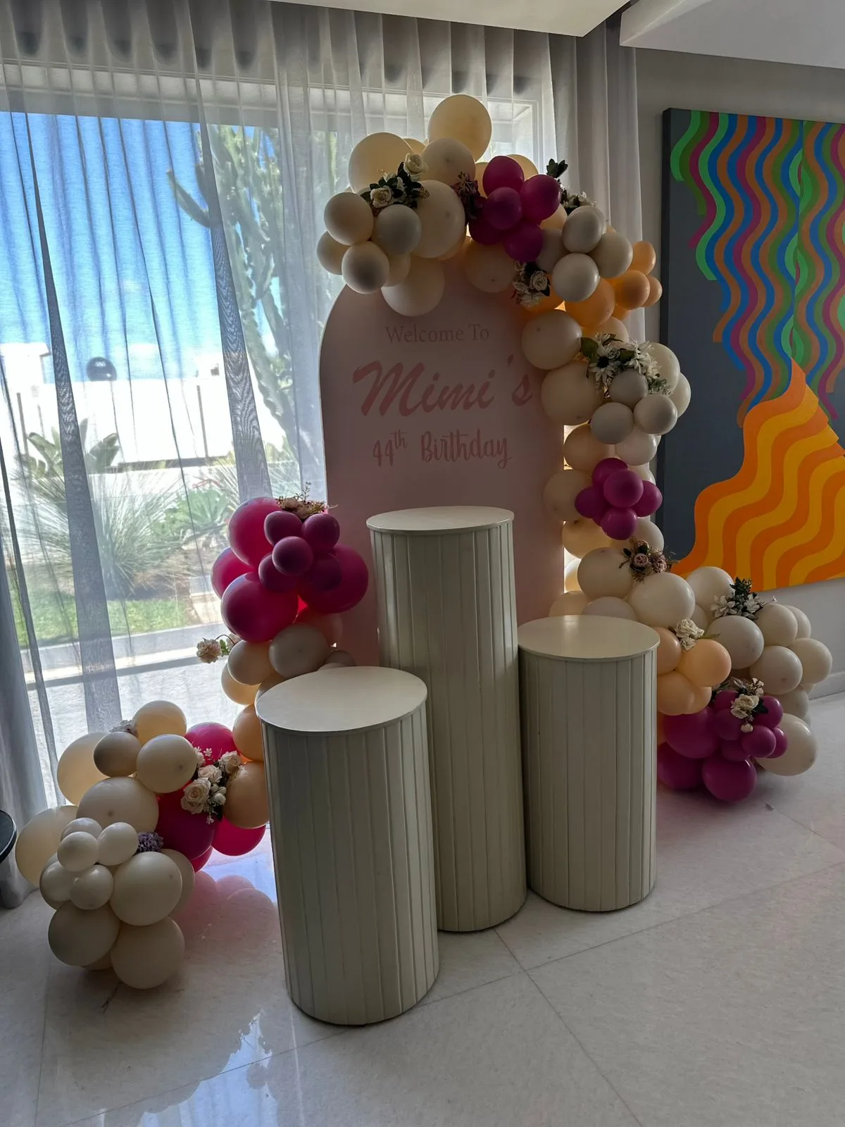 Détail anniversaire Sareine Craft avec ambiance festive